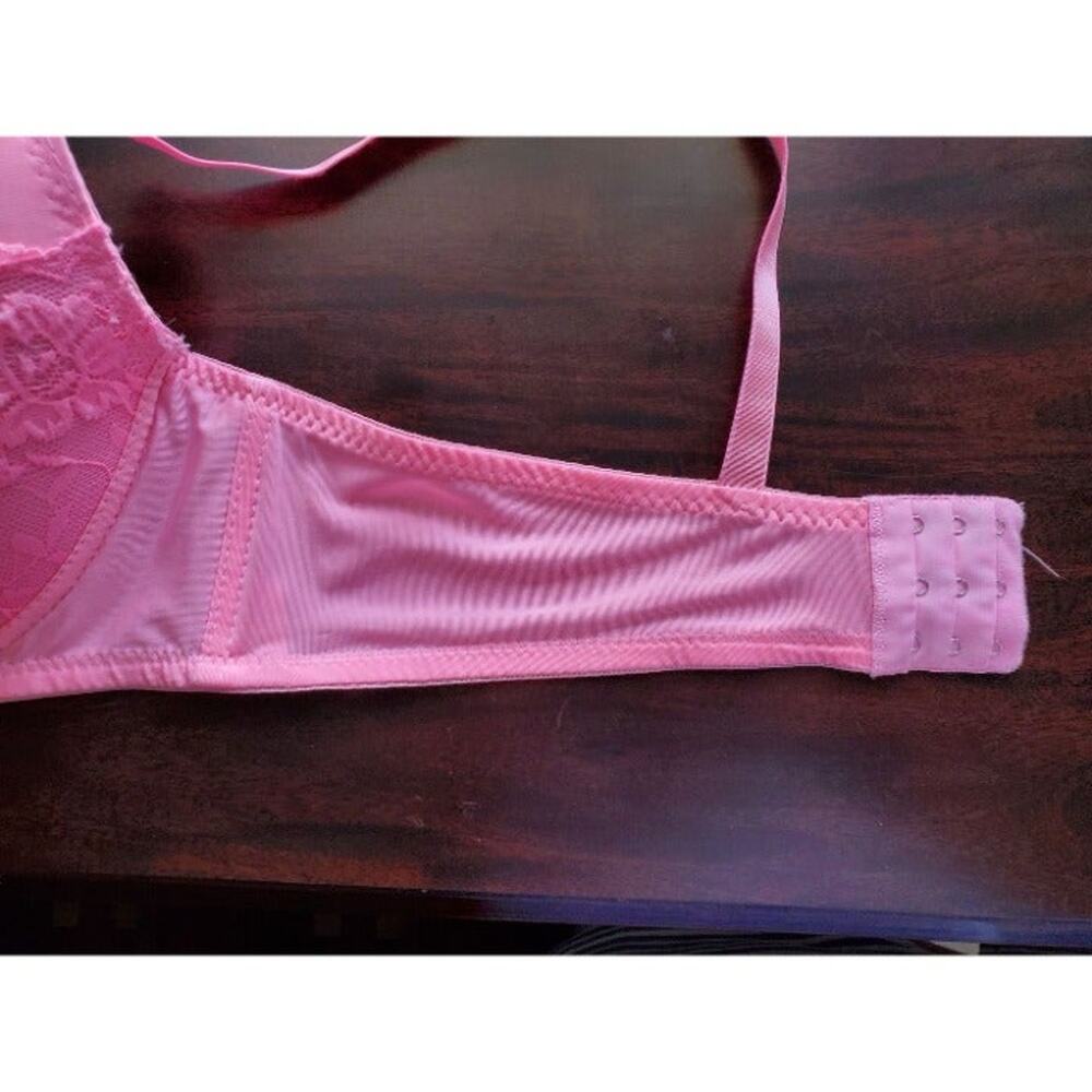 HandMade Unbranded Pink Bra, Size 42DD - Picture 4 of 6